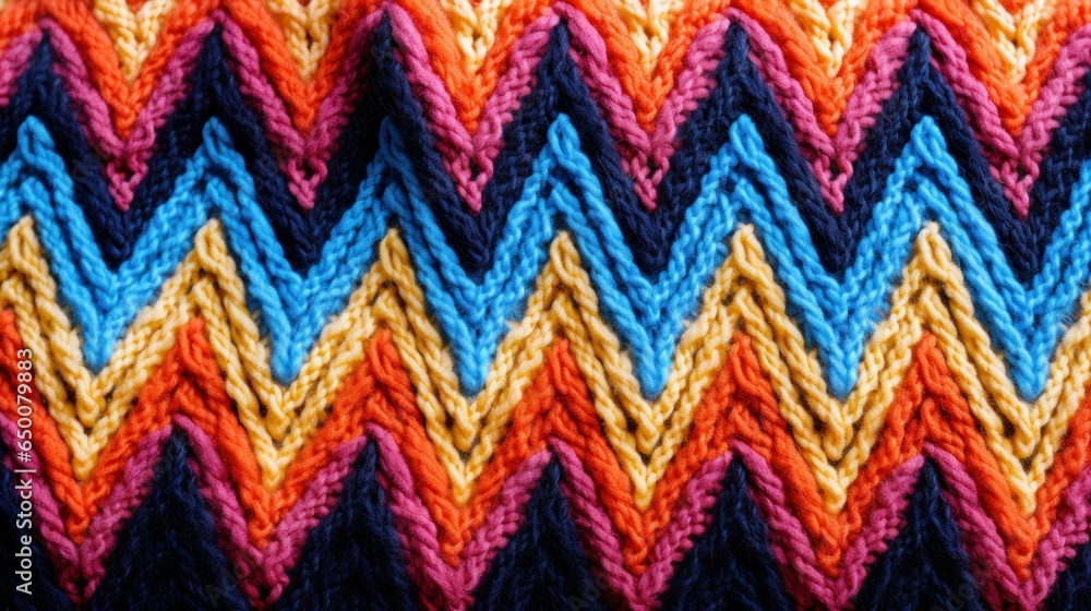 Ethnic knitted woven wool yarn Indigenous Knitting Pattern background. Knitting geometric multicolor texture pattern Ethnic knitted woven wool yarn Indigenous Knitting Pattern background. Knitting geometric multicolor texture pattern
