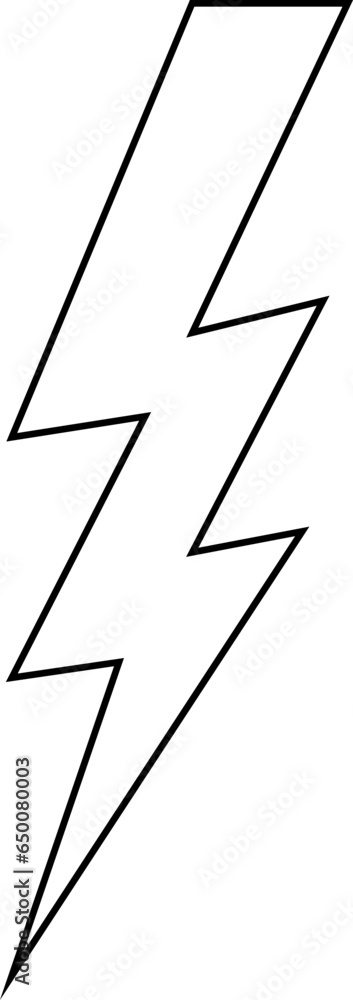Lightning line icons. Thunderbolts icons isolated. Vector illustration. Lightning line icons. Thunderbolts icons isolated. Vector illustration.
