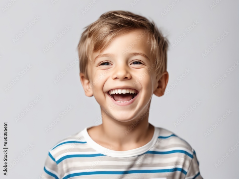 Portrait of young excited laughing smiling boy child kid on studio background Portrait of young excited laughing smiling boy child kid on studio background