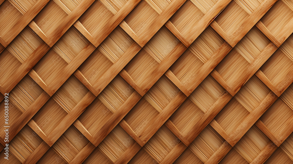 A seamless texture showcases a diamond grid wood lattice, isolated on a transparent background. A seamless texture showcases a diamond grid wood lattice, isolated on a transparent background.