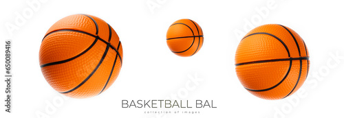 Basketball ball isolated on white background. © jul_photolover