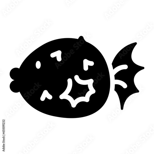 puffer fish Solid icon