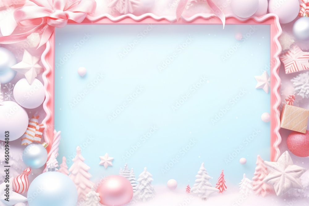 christmas card with space christmas card with space