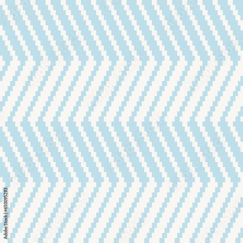 Pastels Chevron Fair Isle Seamless Pattern Design