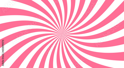 Fotografie, Obraz Ice cream swirl pattern, strawberry milk twist candy background