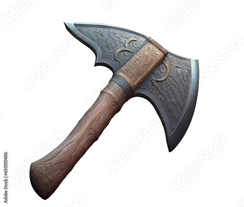 old axe isolated on white Transparency Background PNG