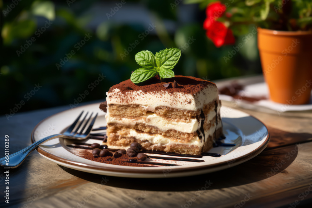 Decadent Indulgence: Irresistible Tiramisu Dessert with Ladyfingers, Mascarpone, and Rich Chocolate Decadent Indulgence: Irresistible Tiramisu Dessert with Ladyfingers, Mascarpone, and Rich Chocolate