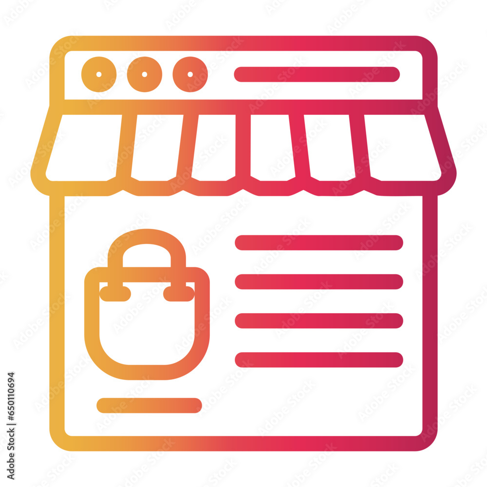 online shopping icon online shopping icon
