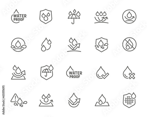 Unique Waterproof Icons. Available Only Here!