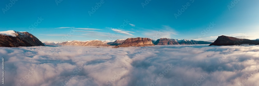 Cloud Inversion in Greenland
