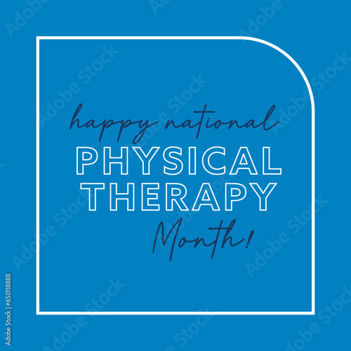 Physical therapy month is observed every year in October, also known as physiotherapy, one of the healthcare professions provided by physical therapists who promote, maintain, or restore health.