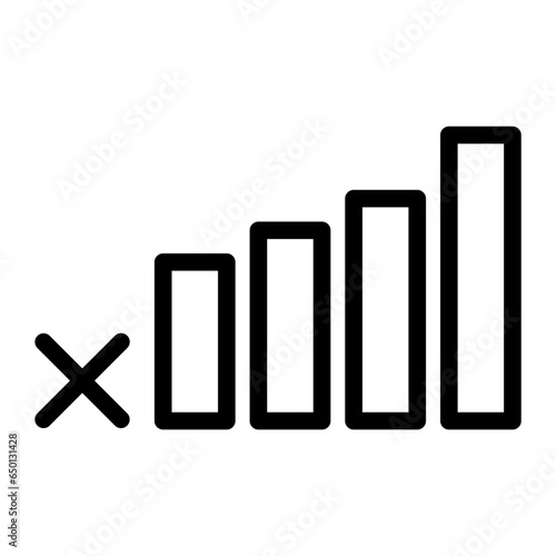 no signal line icon