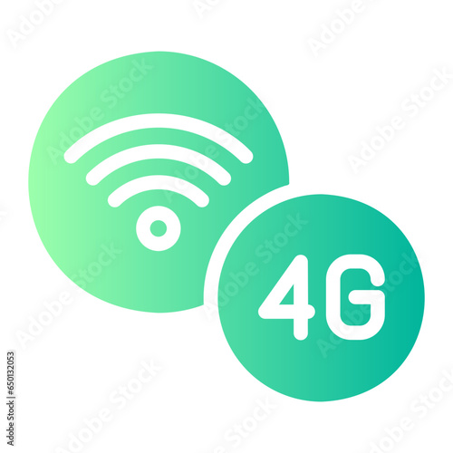 wifi gradient icon