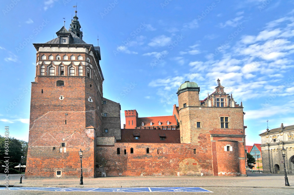Prison tower and torture chamber in Gdańsk, Poland - obrazy, fototapety, plakaty 