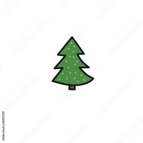 Cartoon Christmas Tree