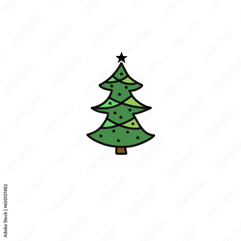 Cartoon Christmas Tree Cartoon Christmas Tree