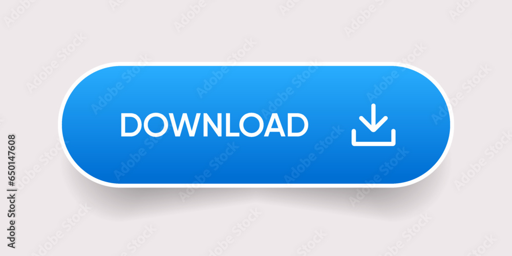 3D blue download button icon. Upload icon. Down arrow bottom side symbol. Click here button. Save cloud icon push button for UI UX, website, mobile application. 3D blue download button icon. Upload icon. Down arrow bottom side symbol. Click here button. Save cloud icon push button for UI UX, website, mobile application.