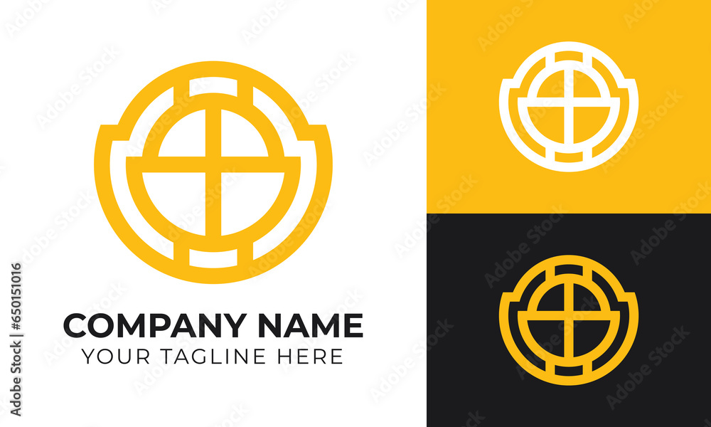 Creative modern minimal monogram abstract logo design template Creative modern minimal monogram abstract logo design template
