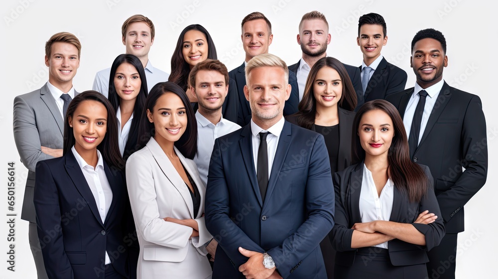 Studio Photo of a Multinational Group of Businesspeople Studio Photo of a Multinational Group of Businesspeople