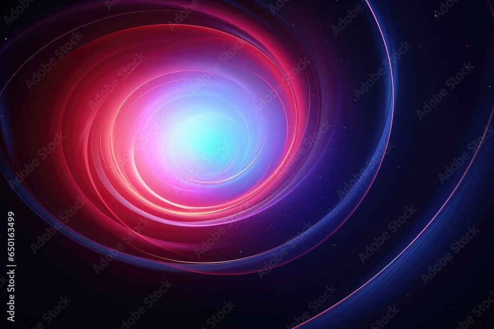Colorful Circle line abstract background. Generative AI Colorful Circle line abstract background. Generative AI