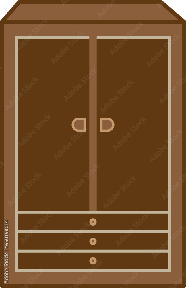 Illustration of Cupboard Illustration of Cupboard