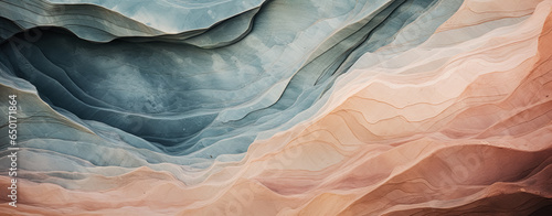 Beautiful flowing surface texture of marble effect.abstract layer sandstone art decoration background.exotic fancy nature elements for design.Horizontal banner