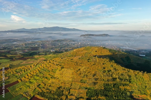 view of the hills of region