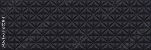 Abstract geometric background. Vector 3d illustration. Triangle or pyramid black shapes. Luxury cover design. Futuristic element for design