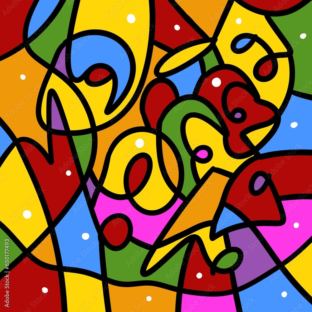 Fototapeta premium art color of abstract background