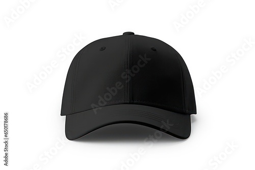BLACK BASEBALL CAP photo