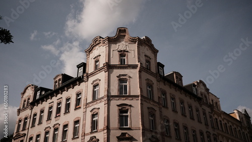 Häuserfront in Chemnitz