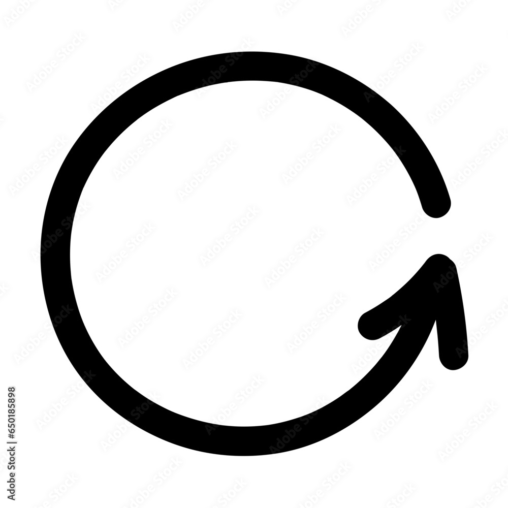 Doodle Refresh Arrow Doodle Refresh Arrow
