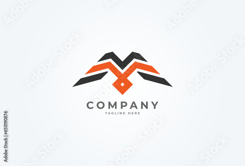 Initial MY or YM  logo. monogram logo design combination letter M and Y. vector illustration