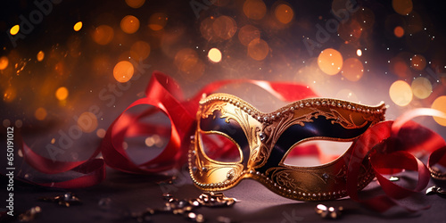 Masquerade Background Images Carnival mask on black silk background stock photo BLACK carnival mask with diamonds and roses in 3d style on red GENERATIVE AI © Hadi