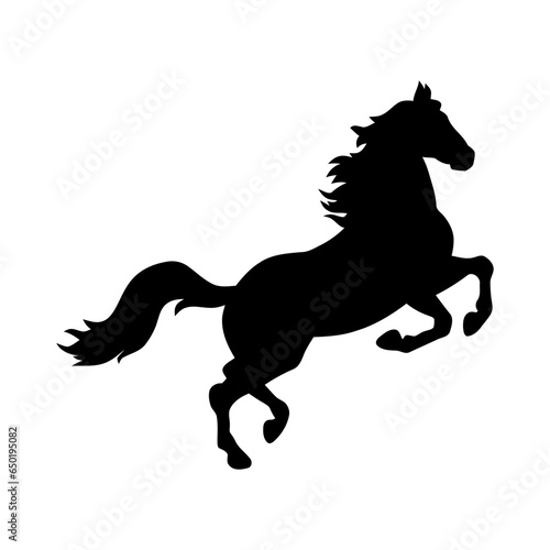 horse vector icon logo design