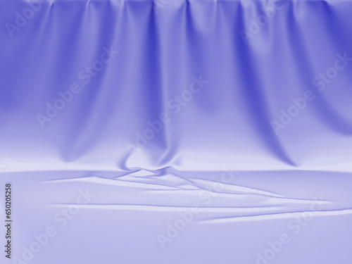 Background scene fabric dark blue texture, curtain background in colors.