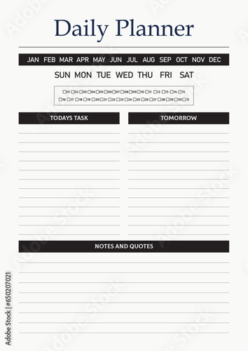 Daily Planner Design 2024 (ID: 650207021)