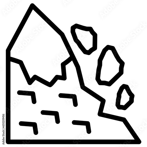 Snow Avalanche Icon