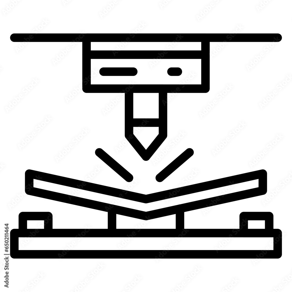 Bending Machine Icon Bending Machine Icon
