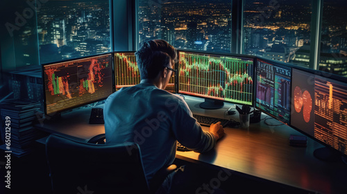 A diverse group of crypto traders engrossed in researching reports and witnessing growth trends. Crypto traders engrossed in researching reports and witnessing growth trends