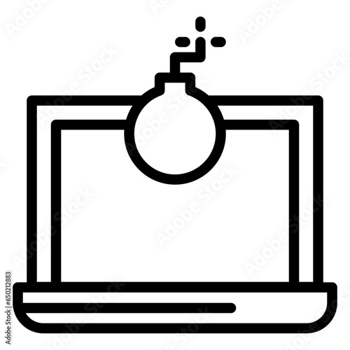 Cyber Bomb Icon