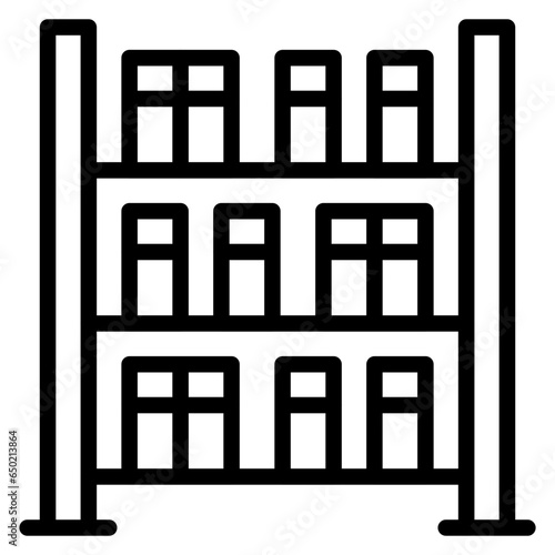 Library Shelves Icon