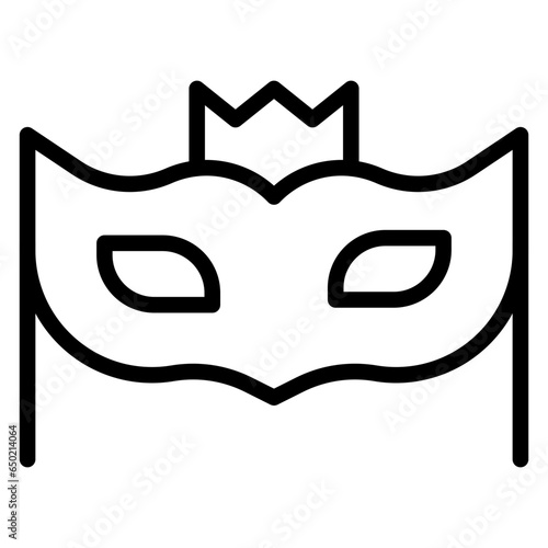 New Year Mask Icon