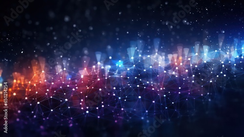 Abstract digital background. Technology concept wallpaper. 