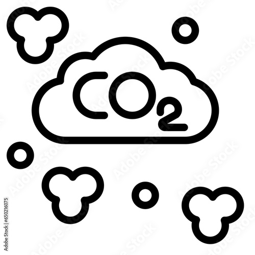 Carbon dioxide Icon