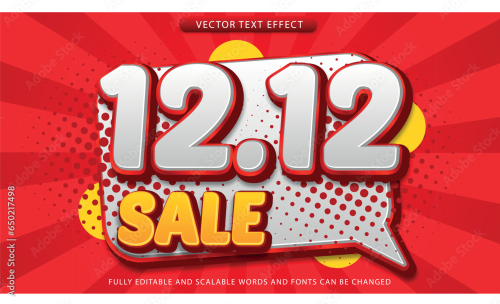 Fototapeta premium sale banner text effect editable eps file