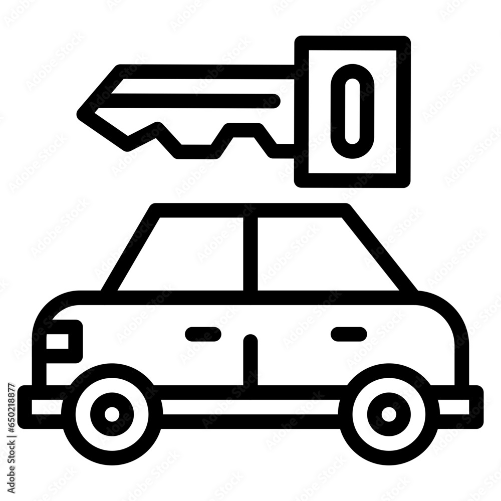 Rent Car Icon Rent Car Icon