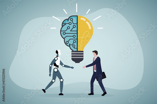 Humans and AI work together to create good ideas
