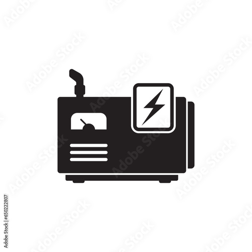 Diesel generator logo icon symbol,illustration design template