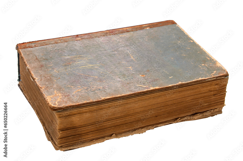 Real old tattered book, isolated file PNG Real old tattered book, isolated file PNG